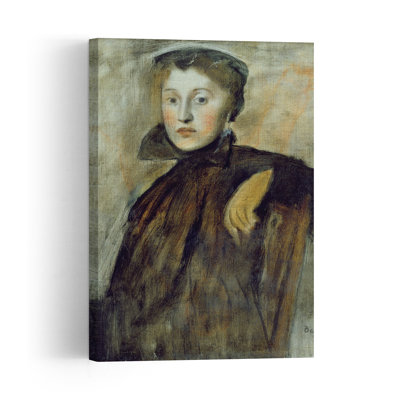 Étude pour un portrait de dame, 1867. Estampe d'art mural abstraite et contemporaine.