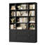 Bibliothèque de 70,9 po de hauteur, bibliothèque à 6 niveaux pour bureau à domicile, salon-49587262