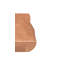 Ensemble de 3 chaises d'appoint en bois massif et table de bout assortie pour le salon ou le balcon
