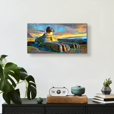 'Egypt Giza Sphinx At Sunset' by Pedro Gavidia Acrylic Glass Wall Art