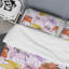 Multicolor Botanical Flowers - Ensemble de housse de couette floral - Polyester microfibre-851699289