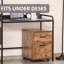 Classeur vertical mobile 2 tiroirs Delvecchio Millwood Pines