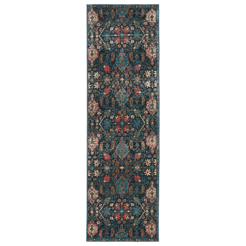 Forand Geometric Indoor / Outdoor Rug, Runner 2'6" x 8'