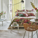 Thelma's Garden Linen Duvet Cover