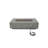 Madison 17'' H x 60'' L Travertine Outdoor Fire Pit Table - Includes Lava Rocks & Cover-1176393097-1176393099
