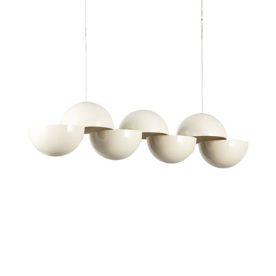 Void 41-in Black dimmable LED Linear Pendant