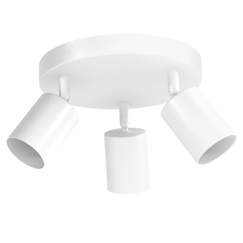 Steel Spotlight, White, White
