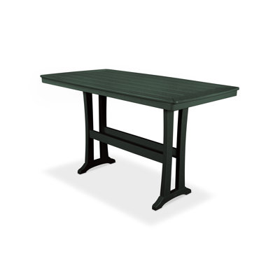 Nautical Trestle 38" x 73" Bar Table
