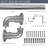 Lovina Metal Adjustable Single Curtain Rod-1129220240-1129220241