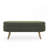Ottoman Oval Storage Bench, Rubber Wood Legs-1328547702
