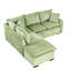 Canapé-lit modulaire convertible avec repose-pieds et coussins de rangement Davis-111132361