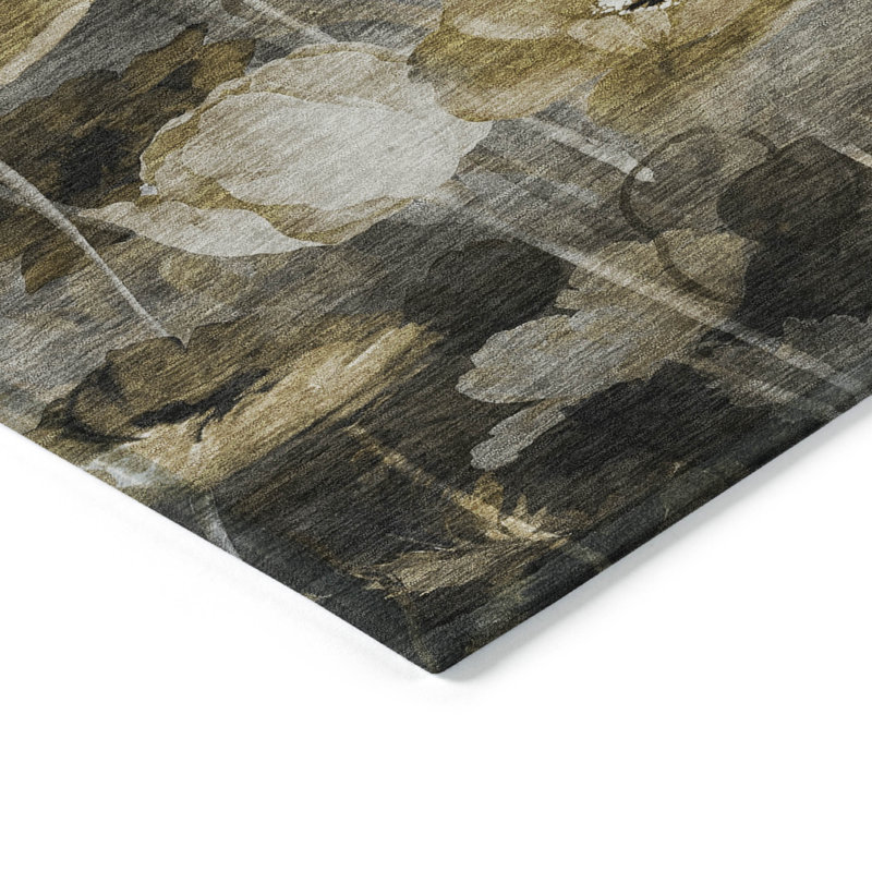 Tapis intérieur / extérieur Khiri avec envers antidérapant, Rectangle 2 pi 6 po x 3 pi 10 po