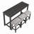 Bar Table Set with Power Outlet, Bar Table and Chairs Set-1548628941