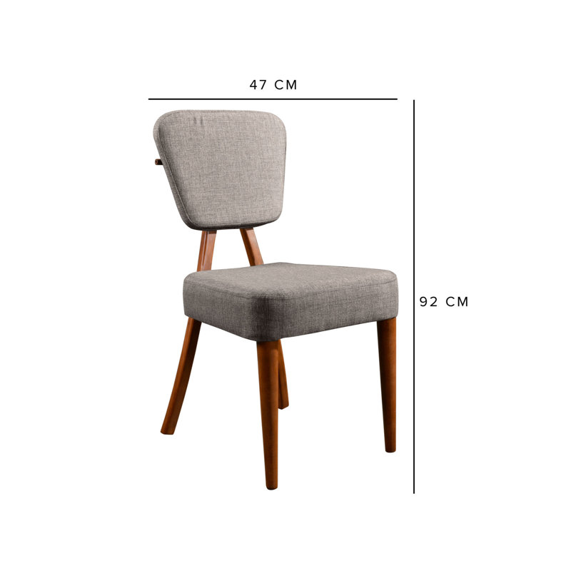 Ensemble repas pour quatre personnes, Noyer / Brun
