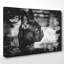 Black French Bulldog - Wrapped Canvas-35548081