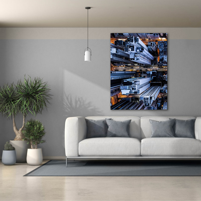 " Hongkong I " by PhotoINC Studio, 54" H x 40" W x 1.5" D