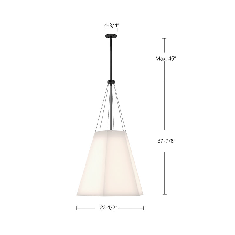 Manila 3 - Light Single Pendant, Aged Gold