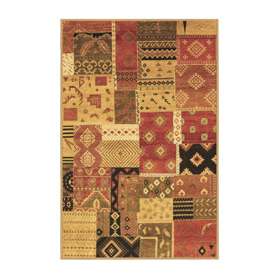 Washable Patchwork Indoor Rug