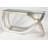 60'' Glass Top Console Table