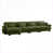 Velours vert olive est en rupture de stock