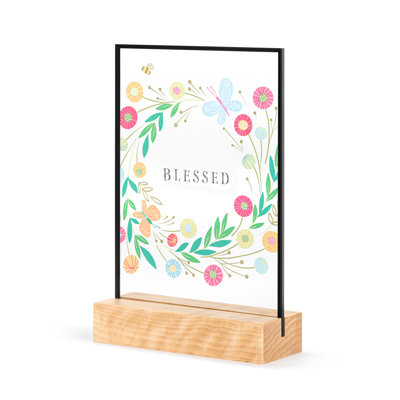 Blessed Large Suncatcher - 5X7in