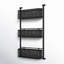Étagère murale Mcduff en métal noir 23,4L x 5,5W x 38,6H