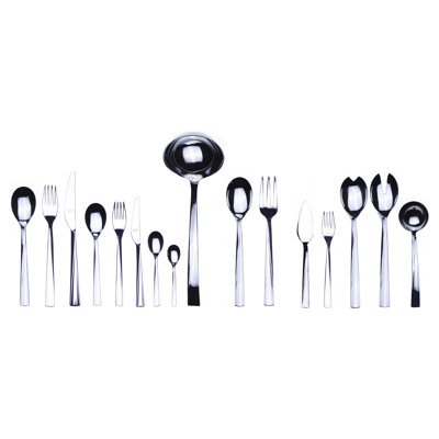 Ensemble de couverts Elica - 126 pièces - Acier inoxydable