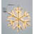 Lighted Birch Branch Snowflake Hanging Accent, White