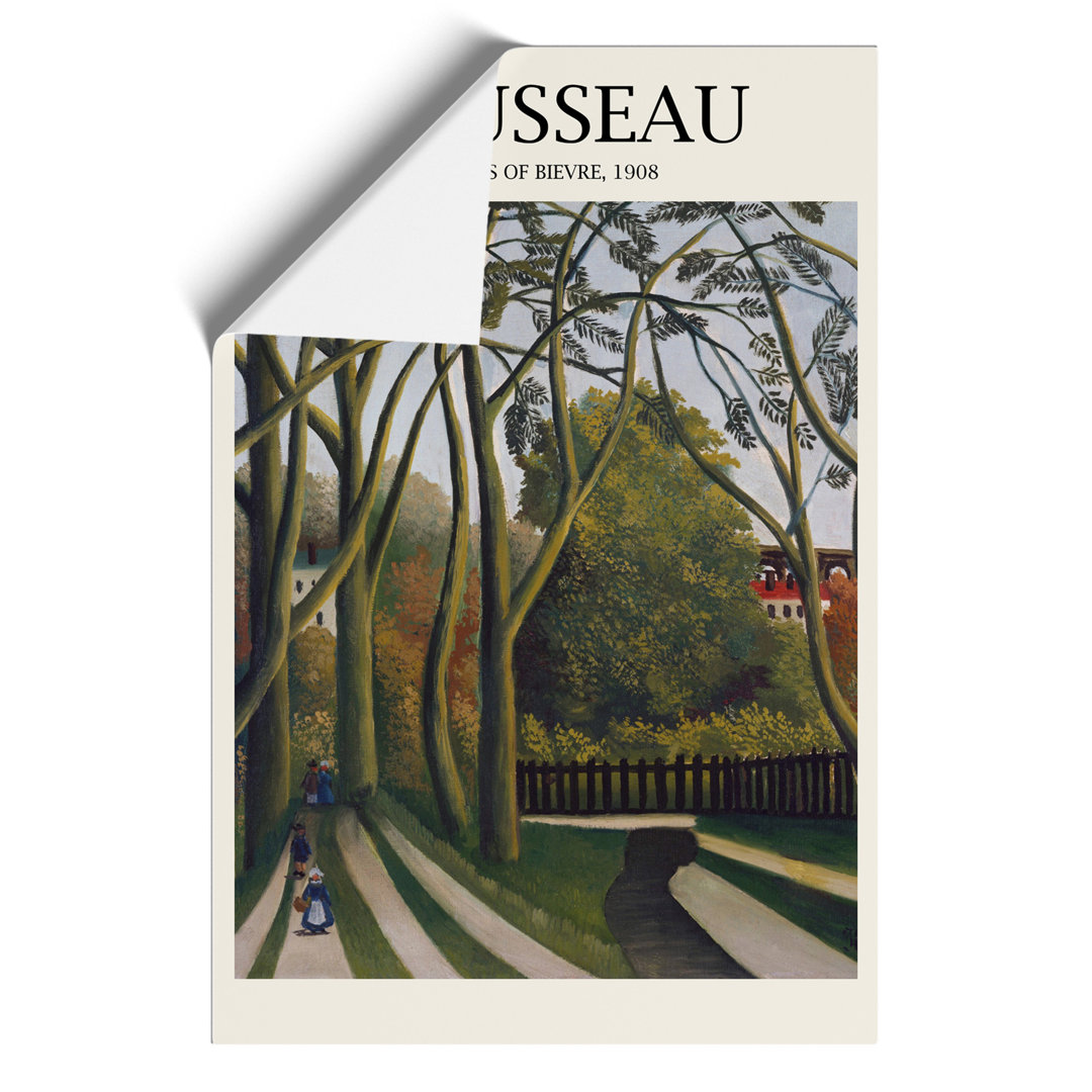 The Banks of the Bievre Print by Henri Rousseau - Frameless Print
