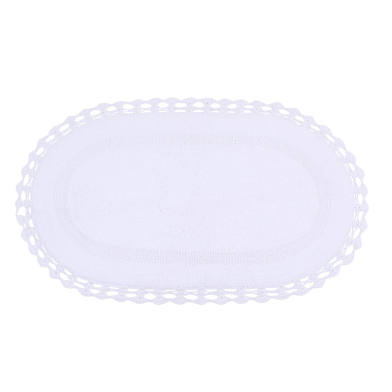 Tapis de bain doux, Blanc, l 24 po x L 40 po