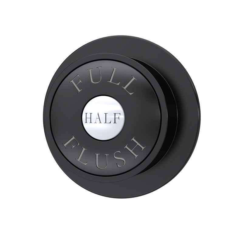 Traditional Flush Plate, Black