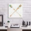  «Lakehouse Oars» par Anne Tavoletti, art mural sur toile, 18 po x 18 po-1308070169