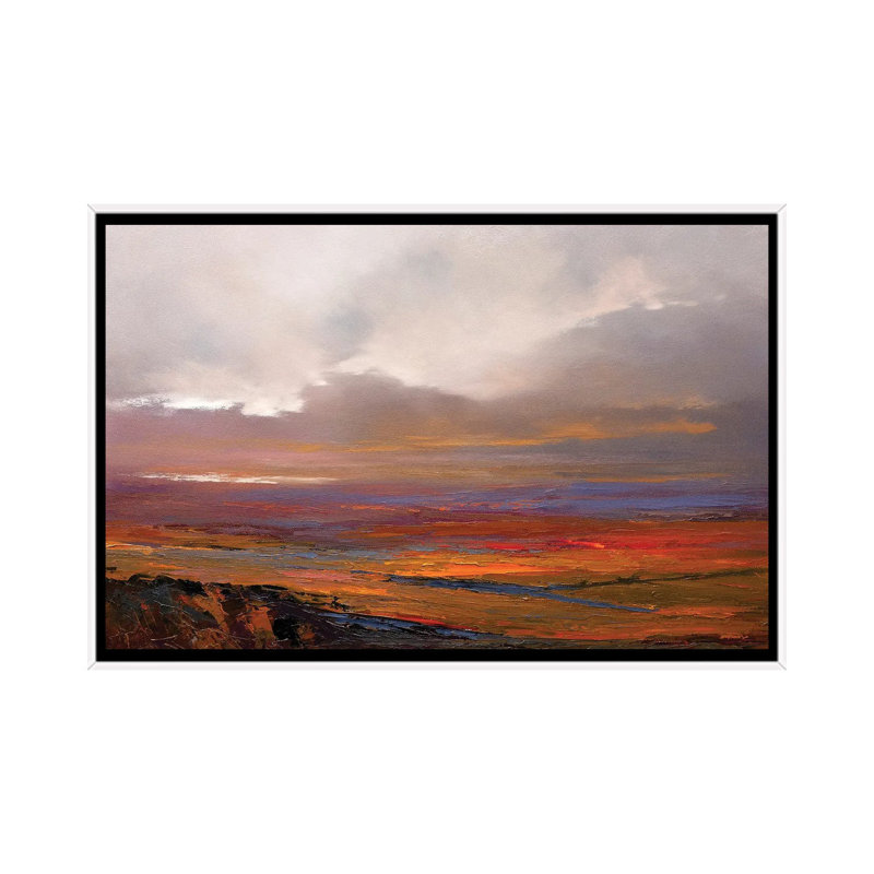 Crossroads_1PC6, Cadre flottant blanc, H 18 po x l 26 po