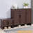 Nut-Brown Aluminum Shoe Storage