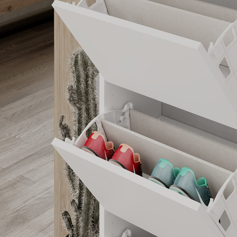 6 Pair Shoe Storage Cabinet