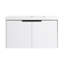 Meuble-lavabo mural 36 po avec lavabo et 2 portes à fermeture en douceur-584712561