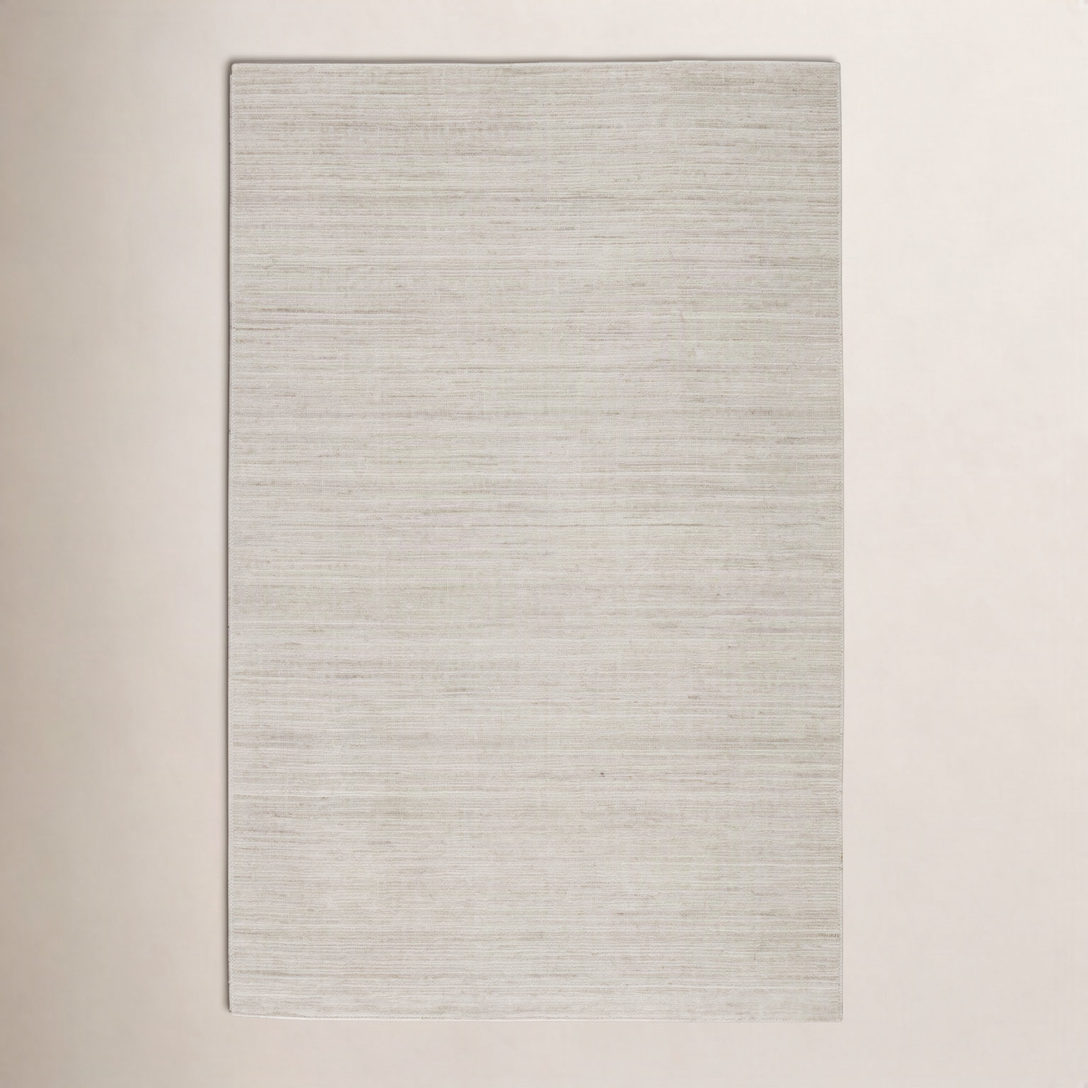 Hamburg Light Gray Hand-Loomed Rug, Rectangle 5' x 8'