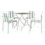 Ensembles de table de salle à manger portatifs (doivent inclure à la fois la table et la chaise), métal moderne en métal