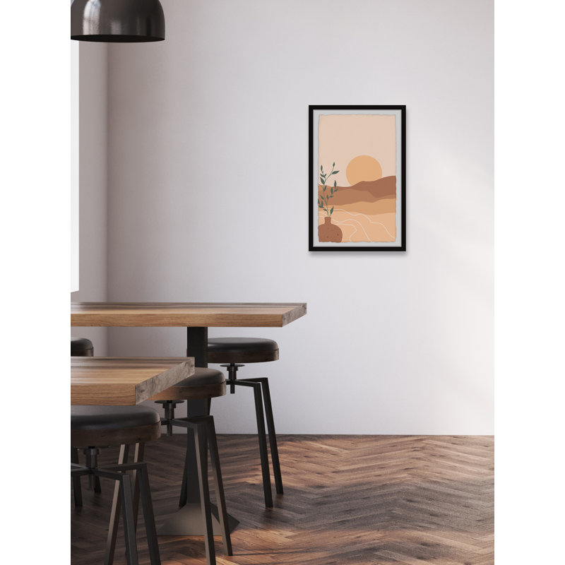 Midsummer Sunset - Single Picture Frame Painting, 91cm H x 61cm W