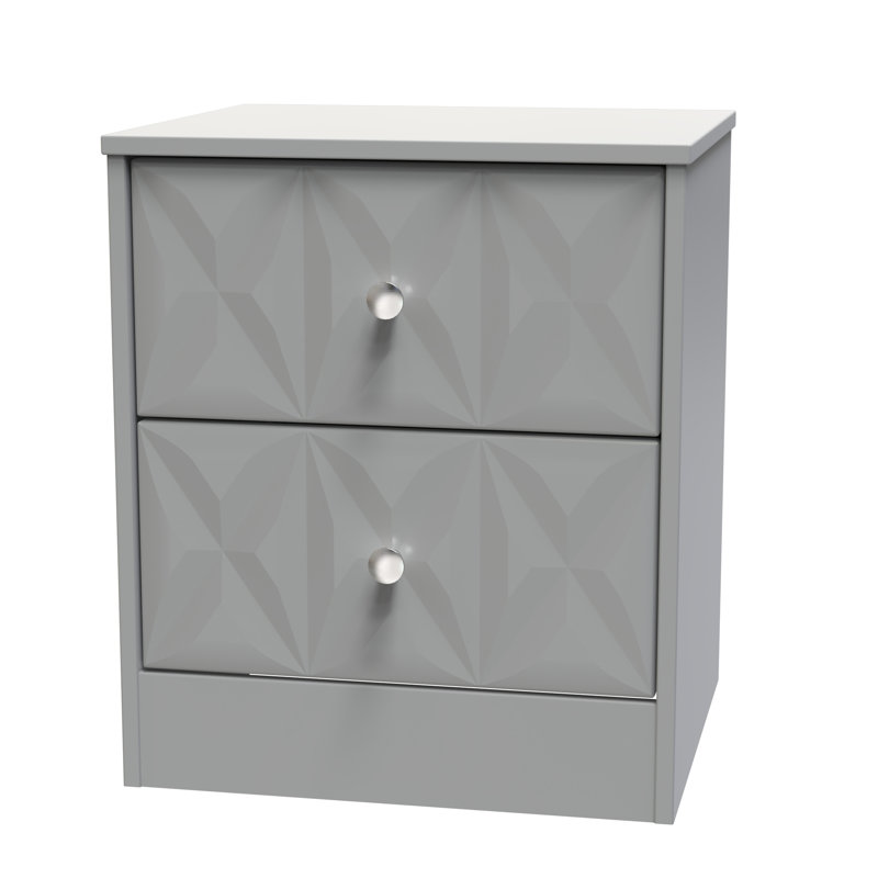 San Jose Bedside Table, Dusk Grey