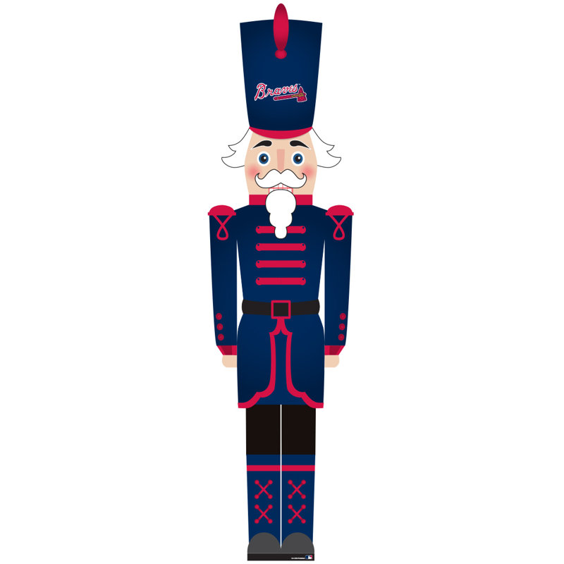 Atlanta Braves 46" Nutcracker Leaner
