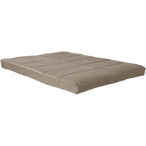 Annique 6 Memory Foam Full Size Futon Mattress Latitude Run Color: Tan