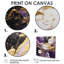 Mauve liquide magique IV - Art mural abstrait 4 pièces-860880405-860880406