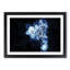 Blue Neon Motocross in Abstract - Picture Frame Painting Print-55687219-55687216