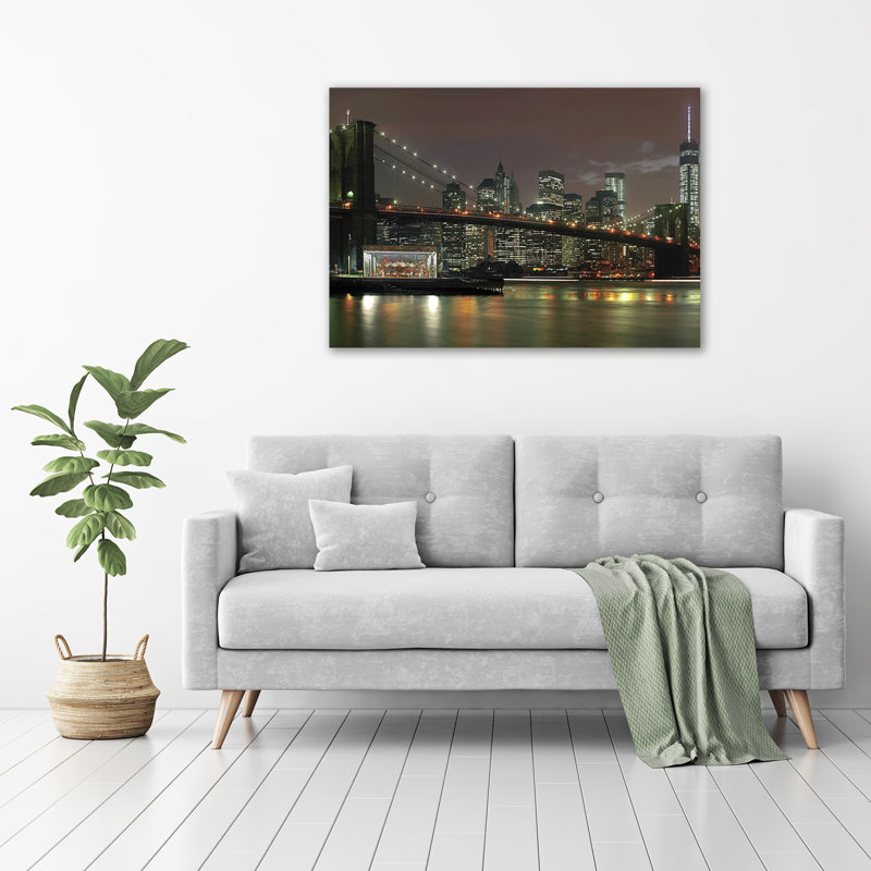 New York By Night - Unframed Art Prints on Glass