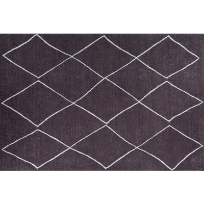 Tapis de couloir doux et durable, 100% polyester, 29,5 po x 59,1 po | Densité de 1850 g / m², hauteur des poils de 0,16 pouce | Polyester recyclé, lavable à la machine à 30 ° C | Idéal pour les vestibules et les espaces de vie