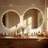 Round Frameless Led Lighted Bathroom Vanity Mirror With Anti-Fog, 3 Color Temperature & Dimmable Touch Control-1770690898