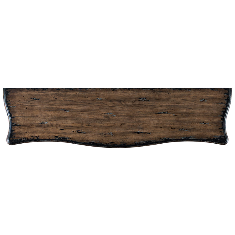 Sanctuary 73'' Black Solid Wood Sideboard