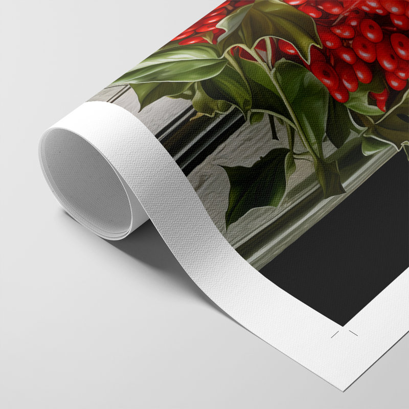 Christmas Holiday Art DCLXV - Impression sur toile seulement - NON-CADRE, H 60 po x l 40 po