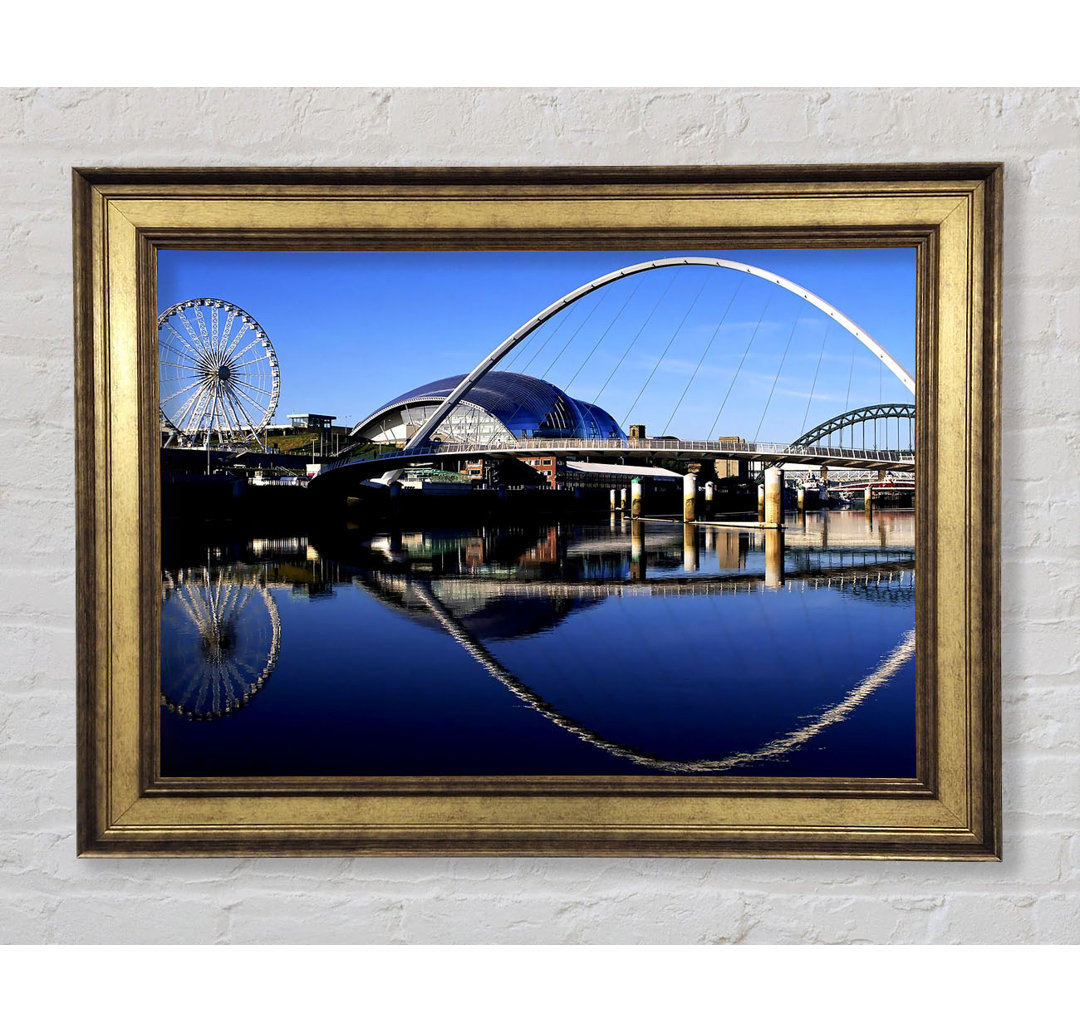 Millennium Bridge Newcastle England - Druck